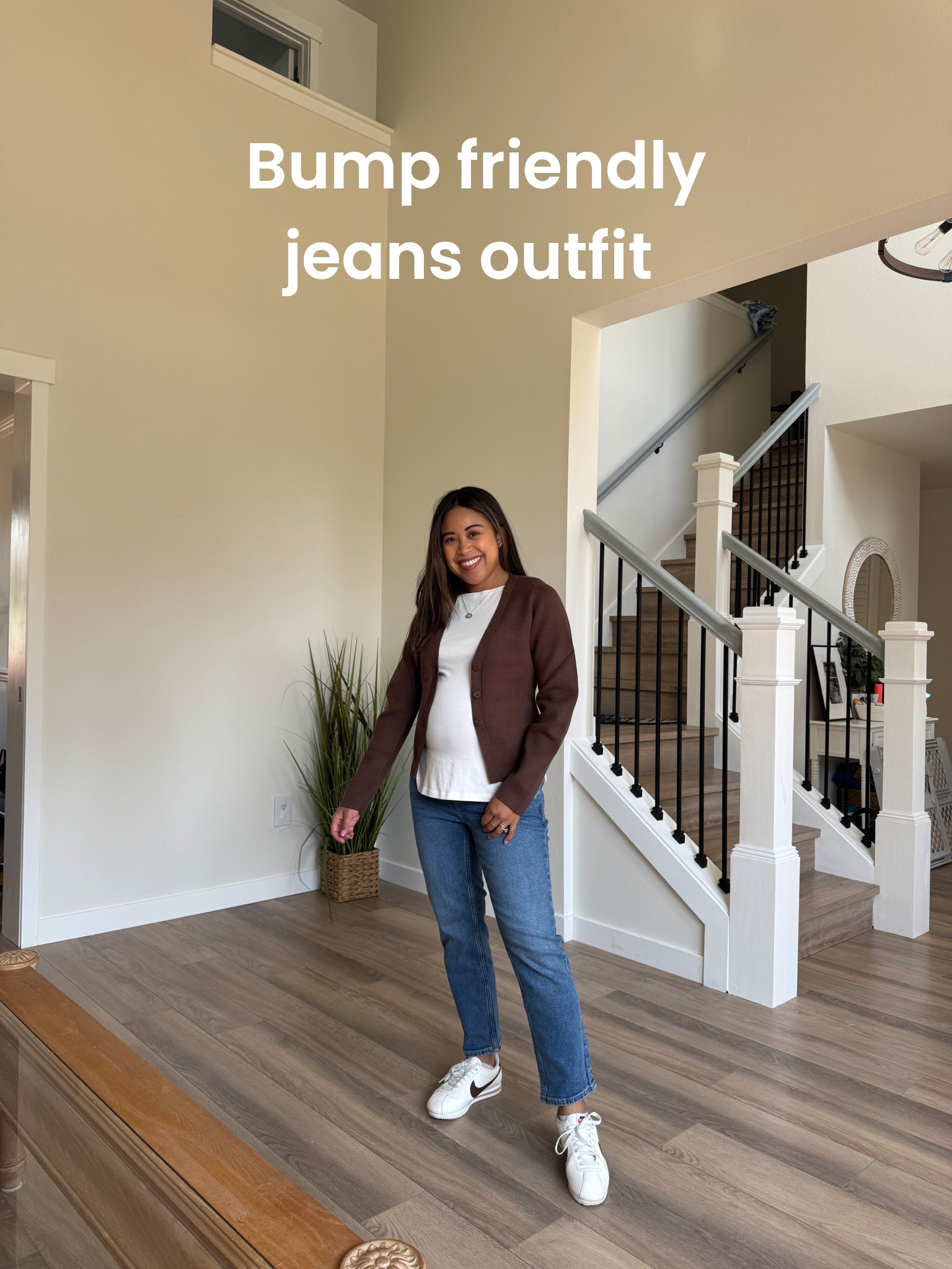 These Abercrombie maternity jeans were such a great buy! I wanted at least one pair of maternity jeans to wear this fall. I’m wearing my regular size 26 in Abercrombie and I always order the Short length. 

#LTKStyleTip #LTKSeasonal #LTKBump