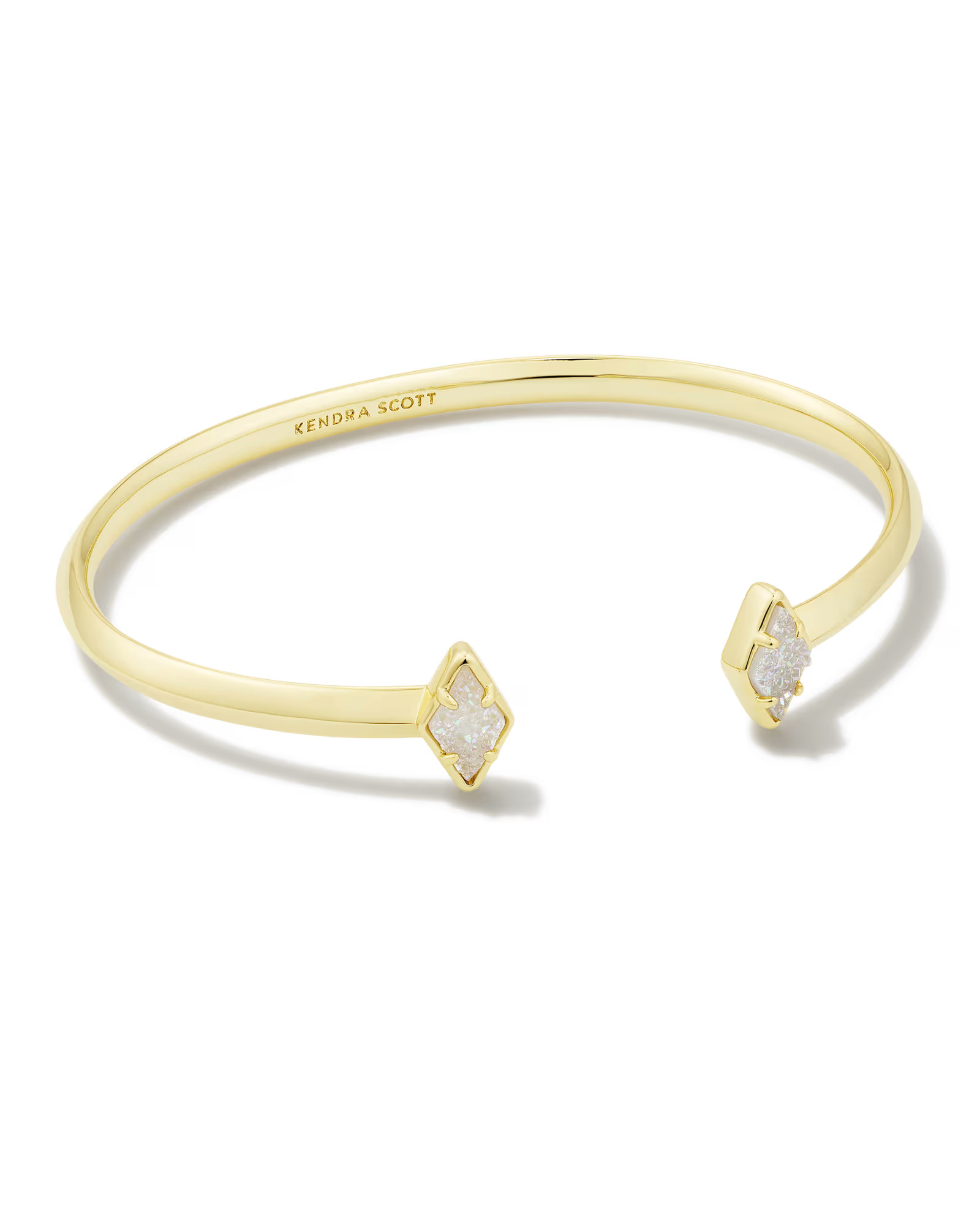 Kinsley Gold Cuff Bracelet in Iridescent Drusy | Kendra Scott | Kendra Scott