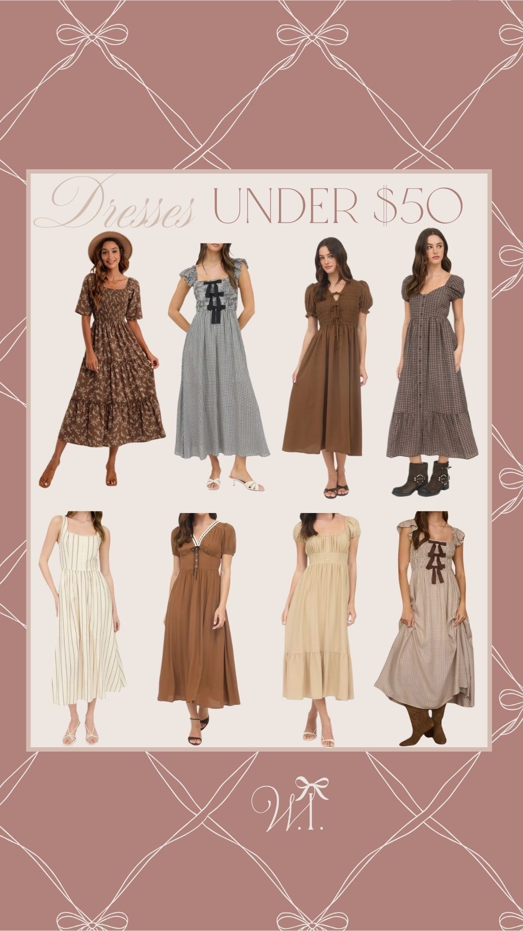 Swoon worthy dresses under $50!

#LTKStyleTip #LTKSeasonal #LTKFindsUnder50