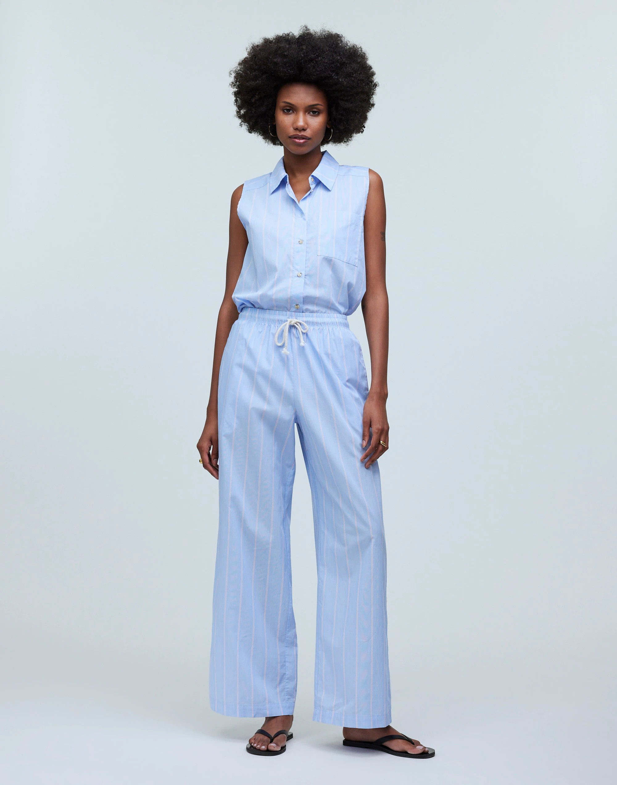 Donni Stripe Pop Pants | Madewell