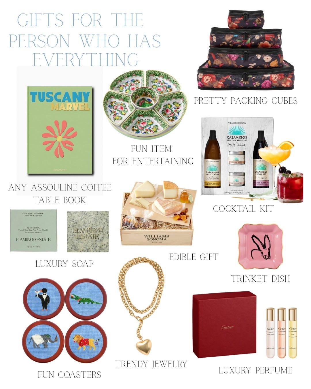 Gifts for the person who has everything!

Gifts for her
Gifts
What to buy 


#LTKGiftGuide #LTKdayinmylife #LTKHoliday