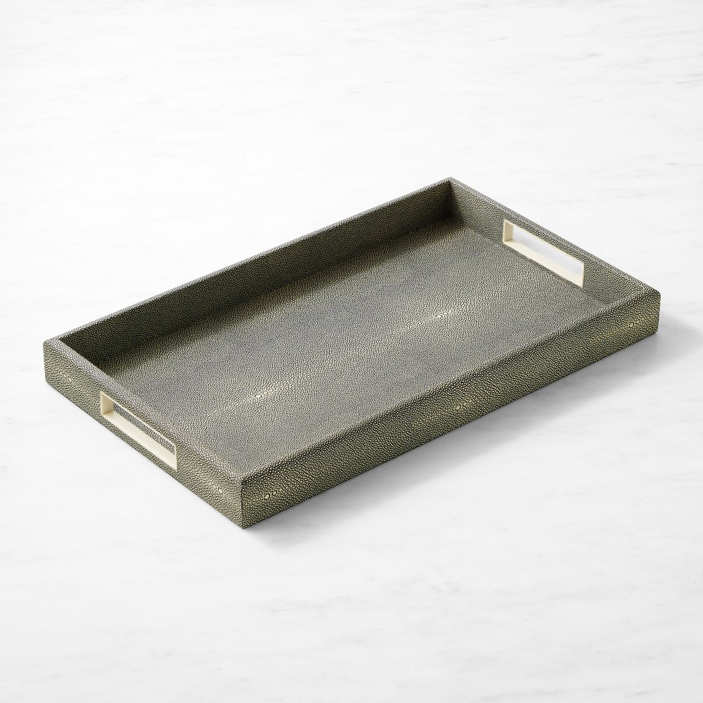 Faux Shagreen Tray | Williams-Sonoma