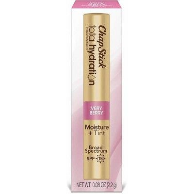 Chapstick Total Hydration with Tint and SPF 15 - Very Berry - 0.08oz | Target