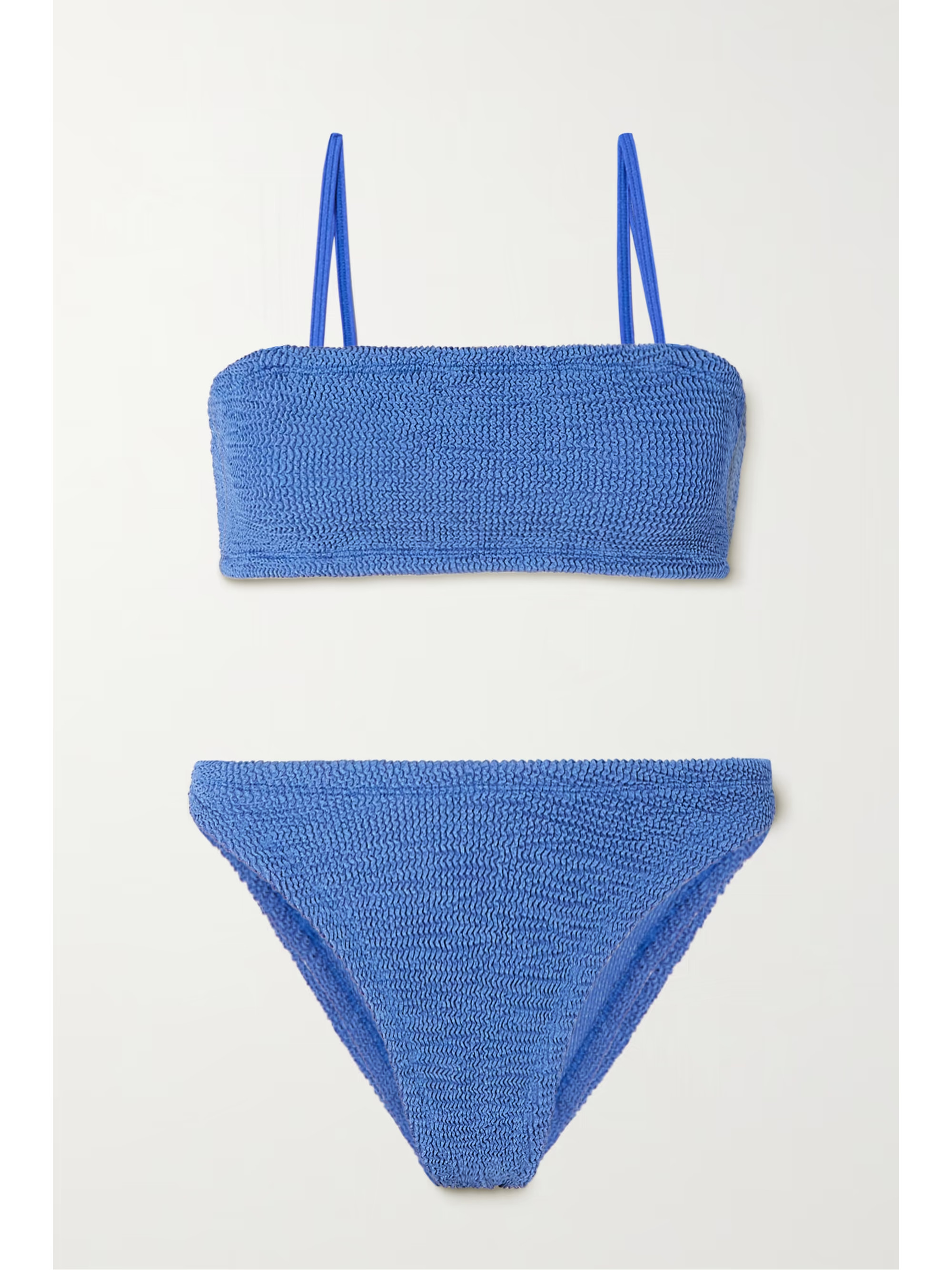 + NET SUSTAIN Gigi seersucker bikini top | NET-A-PORTER (UK & EU)