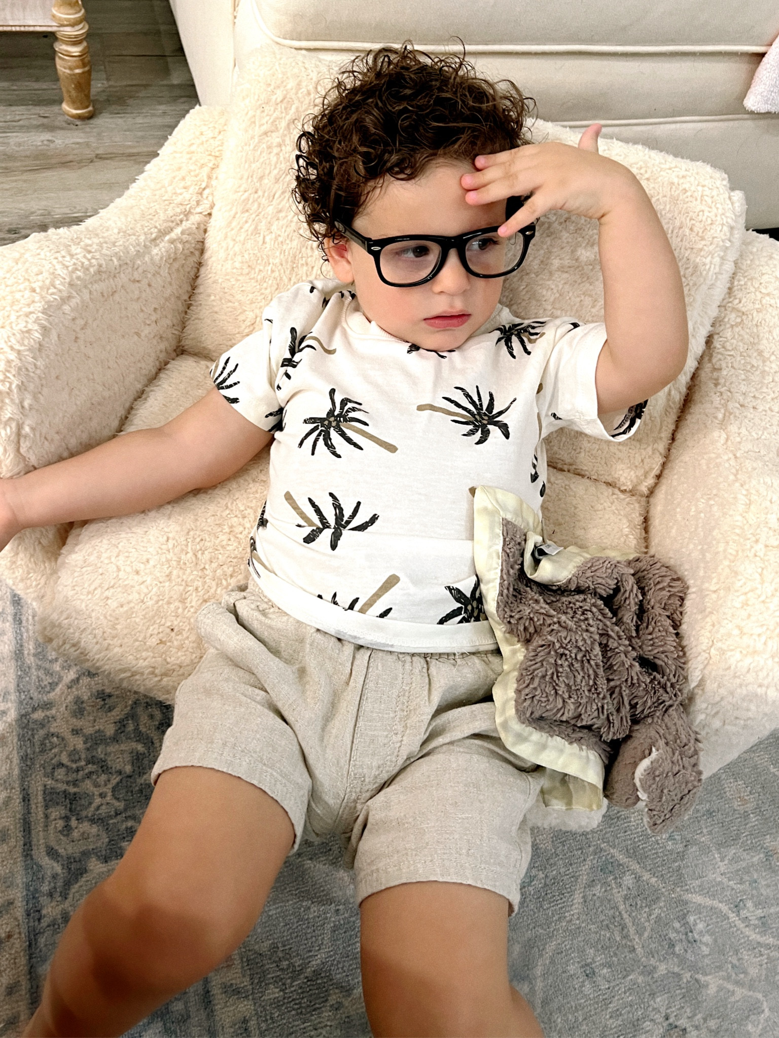 okay wait, I know I’m bias but WHY is mister looking so freaking cute in glasses with the curlies 😫🤓

The babies kept seeing Grammy and Pappou in their reading glasses and were stealing them to wear hahah, sooo I caved and bought these (non damaging) toddler blue light glasses. I’m dead at the cuteness and now it’s one less melt down 🙃. I call that a real life mama win right there

#LTKBaby #LTKKids #LTKFindsUnder50