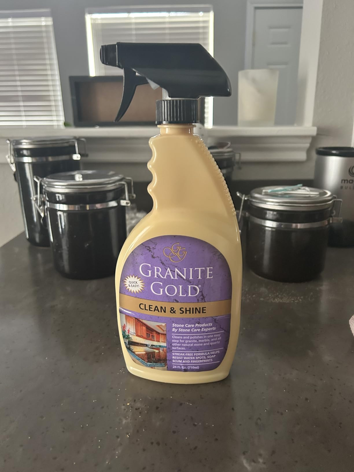 Granite Gold Clean and Shine Spray-Streak-Free Deep Cleaning & Polishing of Granite, Marble, Quar... | Amazon (US)