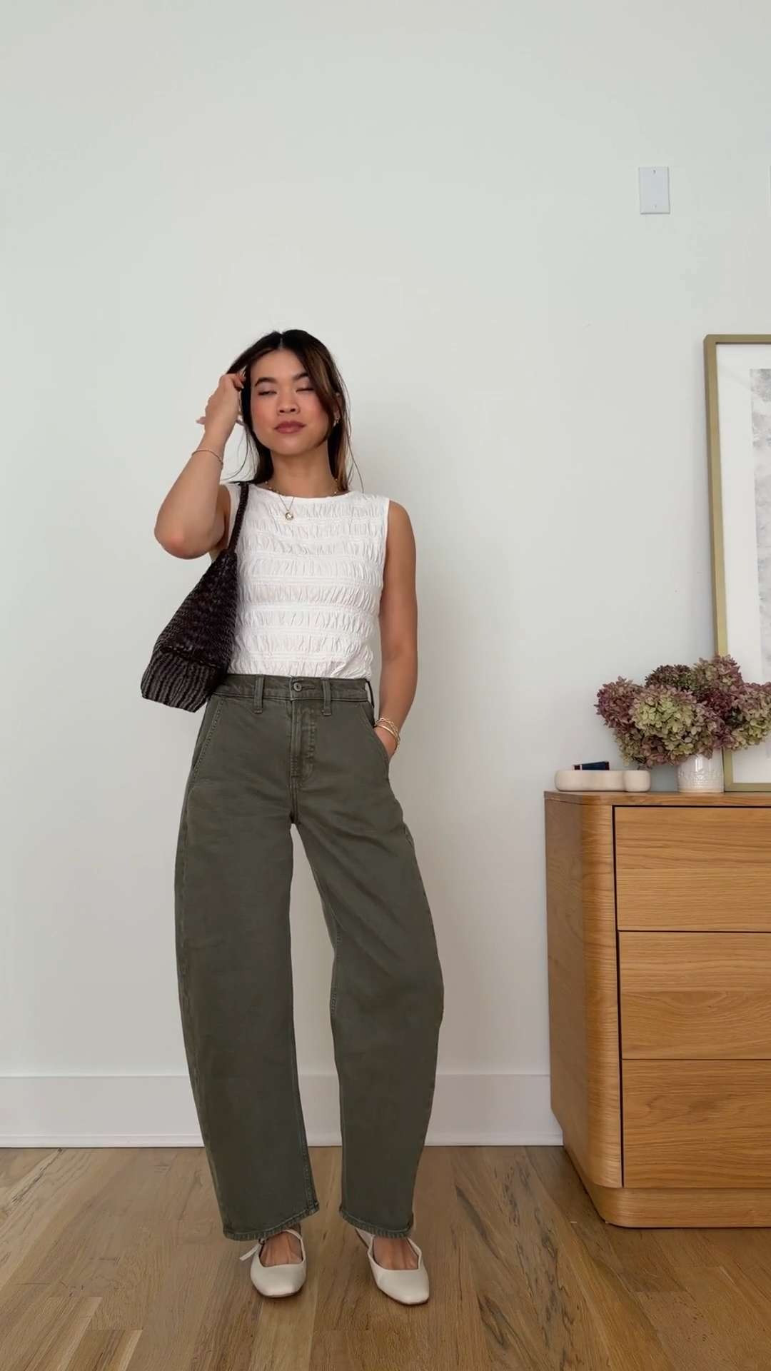 Shop the Abercrombie Sale! Now through 03/15 Everything is 25% off using the code AFLTK- HOW TO GET THE DISCOUNT CODE: Click on a piece linked below, click "copy Pomo Code", click "Shop Now", and paste the code into checkout! Madewell is also 25% off right now when you're signed into your Madewell insider account! 

SIZING INFO: 
• Green Barrel Jeans size 24 Short, 
• White Smocked Tank XS, 
 Petite style, petite fashion, mom outfit, mom style, petite pants, petite outfit ideas, petite outfits, best pants for petite, petite denim, spring style, spring outfits, beach outfits, spring break, vacation outfits, Madewell discount code, Abercrombie discount code, Abercrombie petite jeans, Abercrombie influencer code 

 @abercrombie 

#LTKSeasonal #LTKPetite #LTKSpringSale
