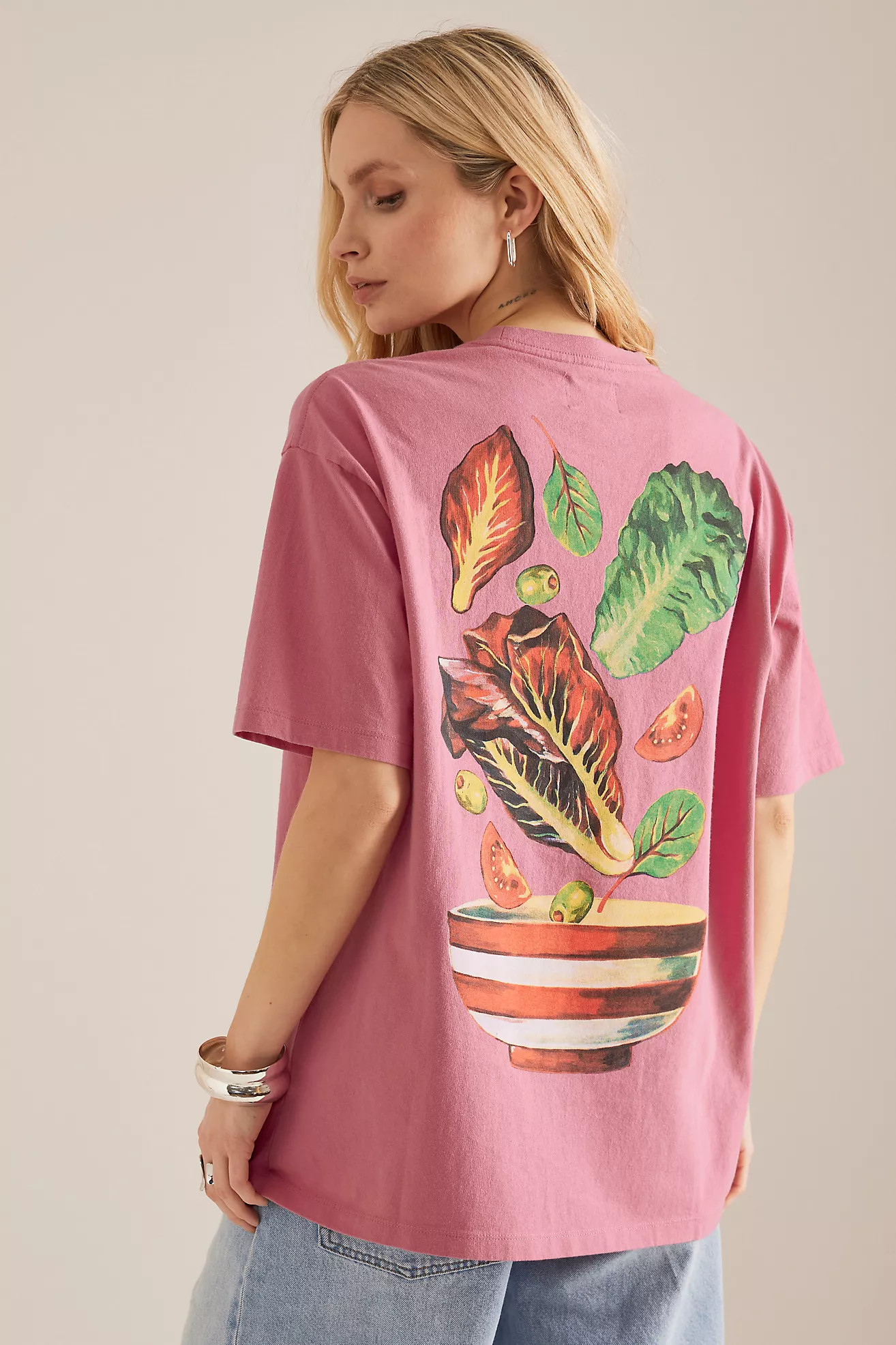 Damson Madder Salad Boyfriend T-Shirt | Anthropologie (UK)
