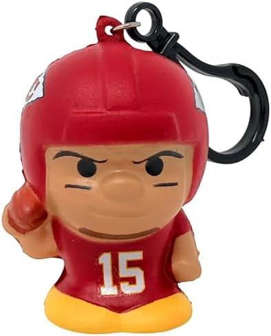 Party Animal NFL Squeezymates Kansas City Chiefs Mahomes Figurine, Team Colors, 2.5" Tall | Amazon (US)