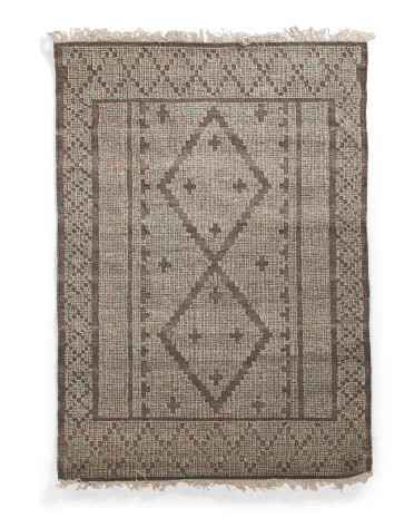Wool Blend Hand Woven Luxury Area Rug | TJ Maxx