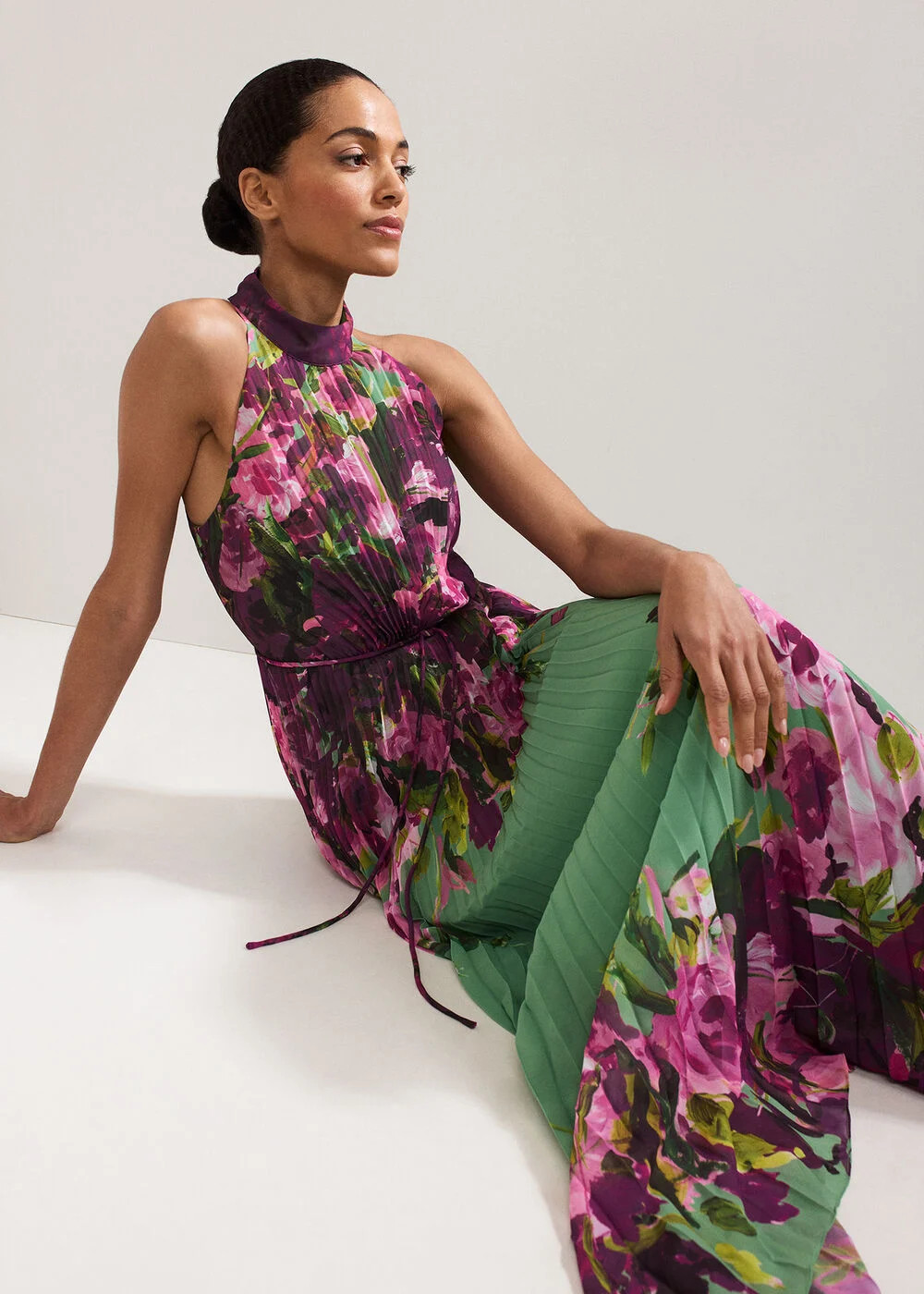 Dahlia Printed Maxi Dress | Phase Eight UK | | Phase Eight