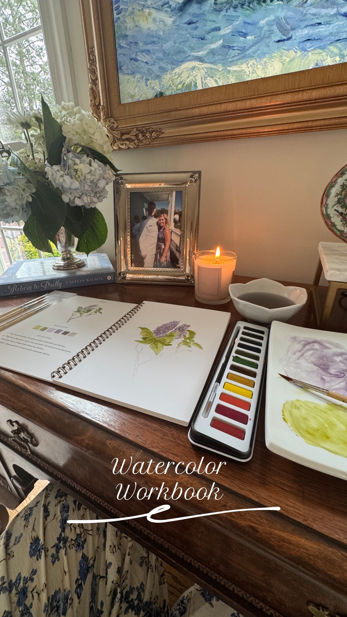 Loving my new watercolor workbooks from Emily Lex Studio! Such a peaceful activity - reminded me how much I love to make art! These would also be a great gift idea. #ad @emilylexstudio 
Gift guide, Mother’s Day, gifts for her 

#LTKFamily #LTKTravel #LTKKids