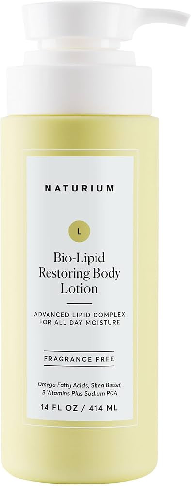 Naturium Bio-Lipid Restoring Moisturizing Body Lotion with Shea Butter, Fragrance Free, 14 oz | Amazon (US)