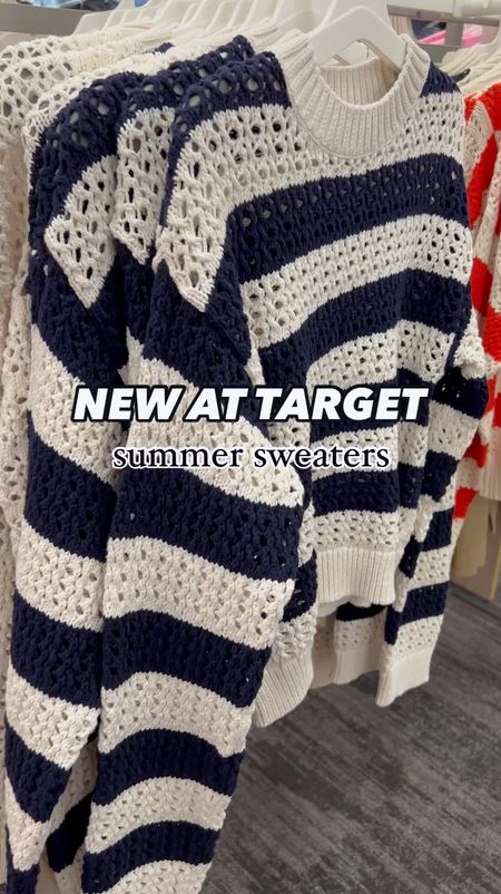 Summer Sweaters Now at Target 🎯

I sized up for an oversized look!



#LTKVideo #LTKSeasonal #LTKFindsUnder50