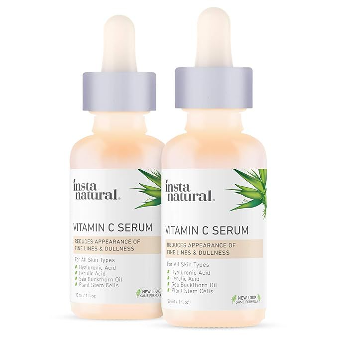 Vitamin C Serum Duo - 100 Days of Age Defying Benefits, With Hyaluronic Acid & Vitamin E, Brighte... | Amazon (US)