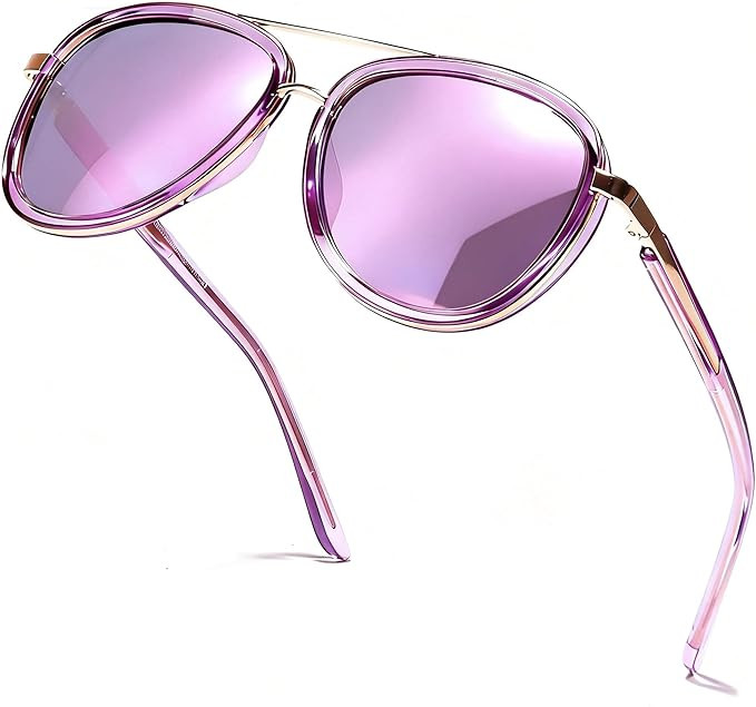SIPHEW Polarized Aviator Sunglasses for Women & Men - UV400 Protection Eyewear, Classic Style wit... | Amazon (US)