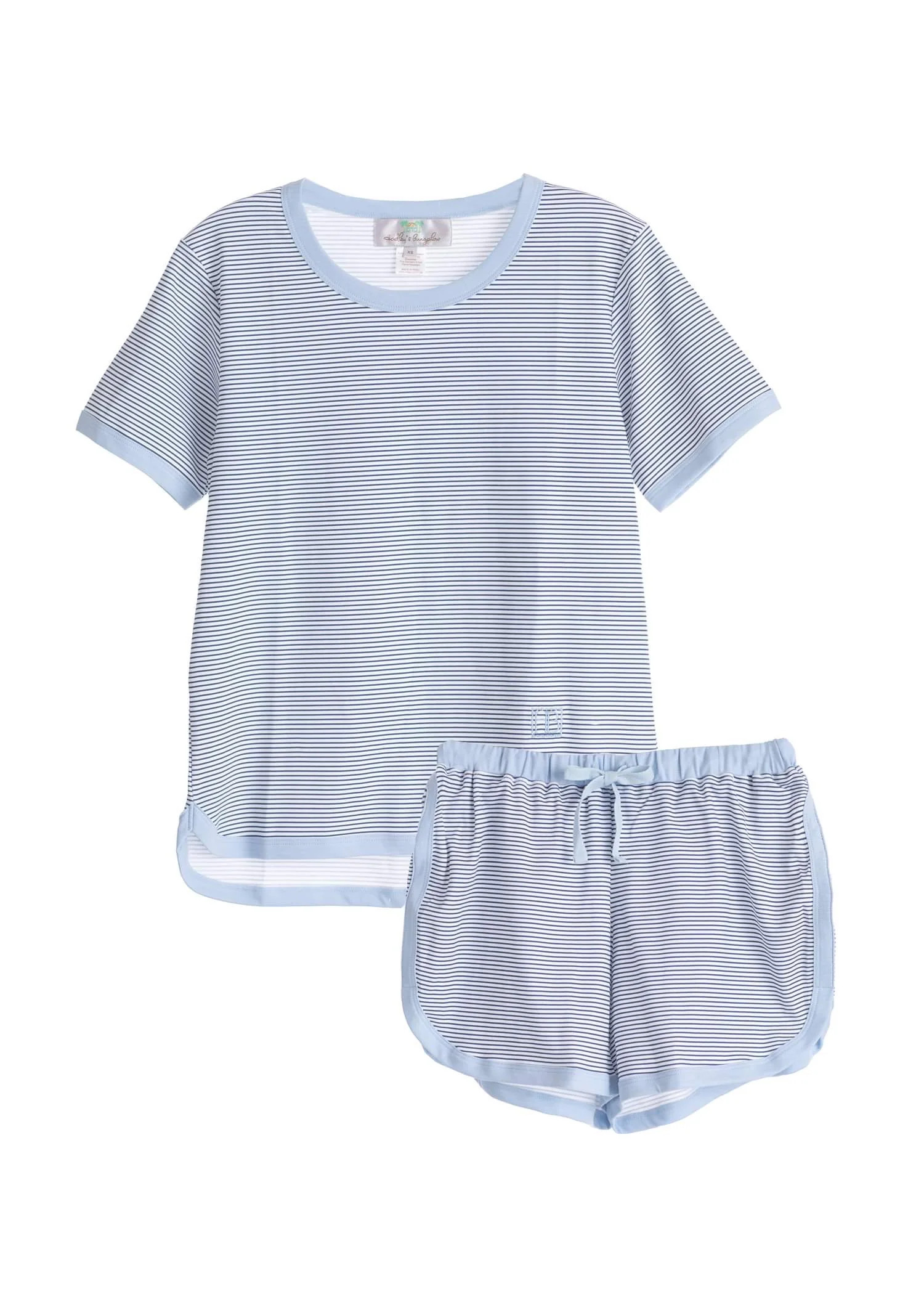 Navy Stripe Short Set | Hadley's Bungalow