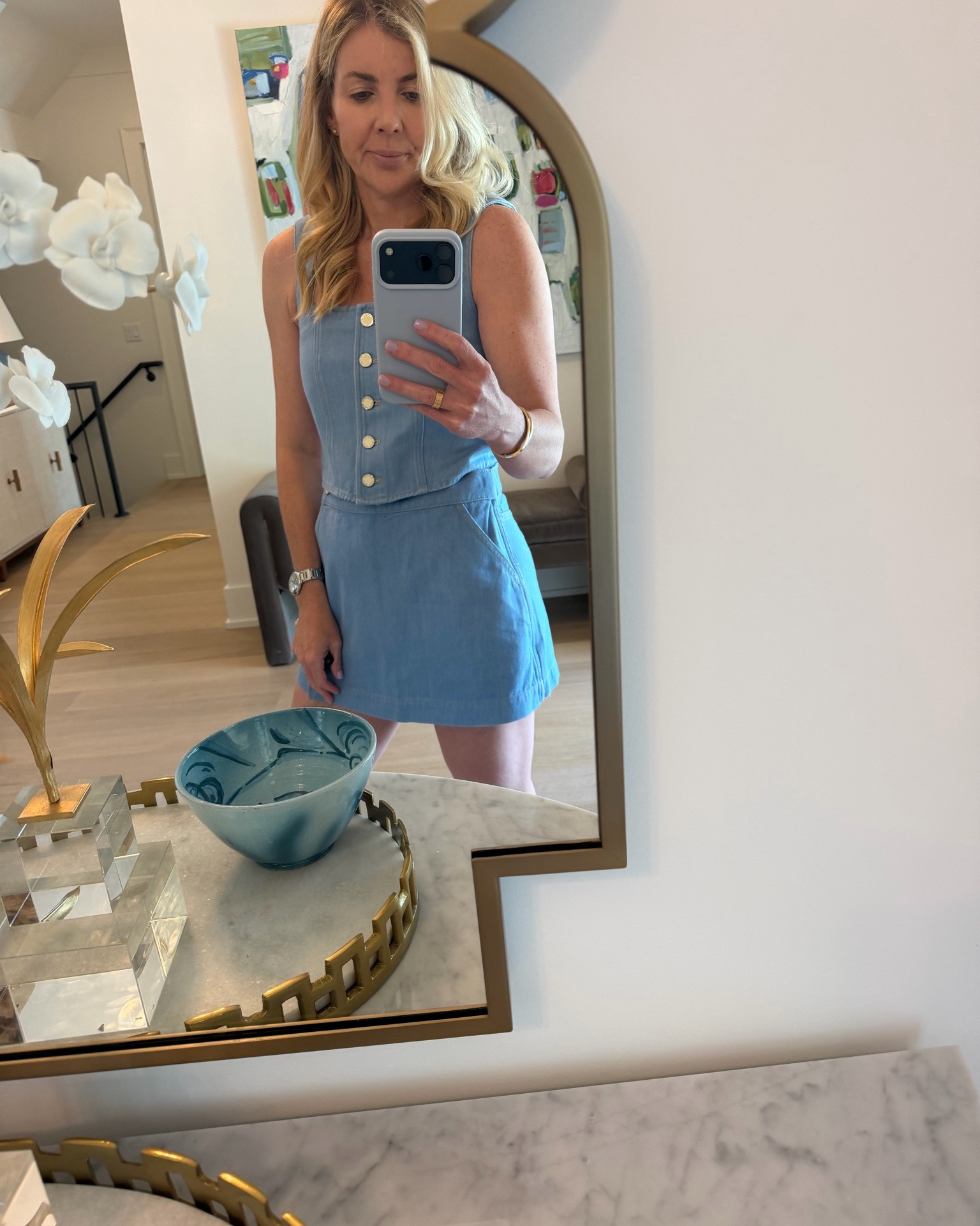 Slow weekends, good company, and a favorite blue set 🤍

#LTKdayinmylife #LTKootd #LTKOver40