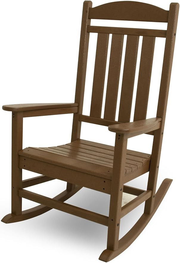 POLYWOOD R100TE Presidential Rocking Chair, Teak | Amazon (US)