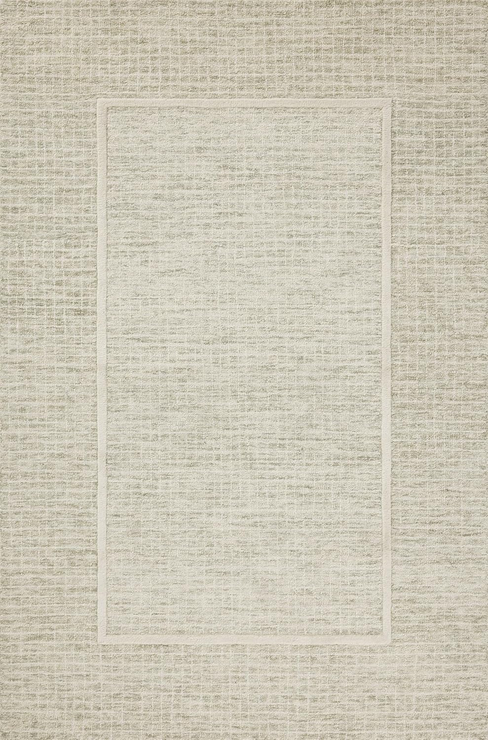 Loloi Chris Loves Julia Briggs Collection, Sage & Ivory, 5'-0" x 7'-6" Area Rug – Minimal Gritt... | Amazon (US)