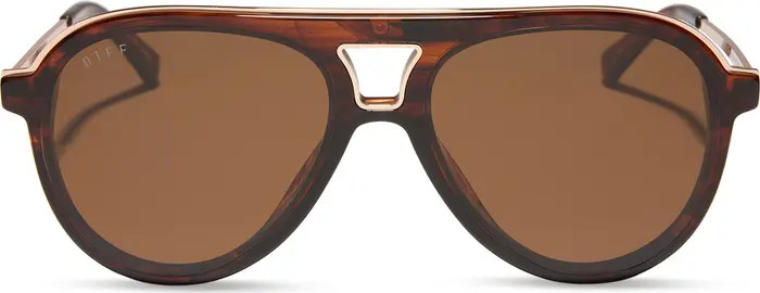 DIFF Tosca III 56mm Aviator Sunglasses | Nordstrom | Nordstrom