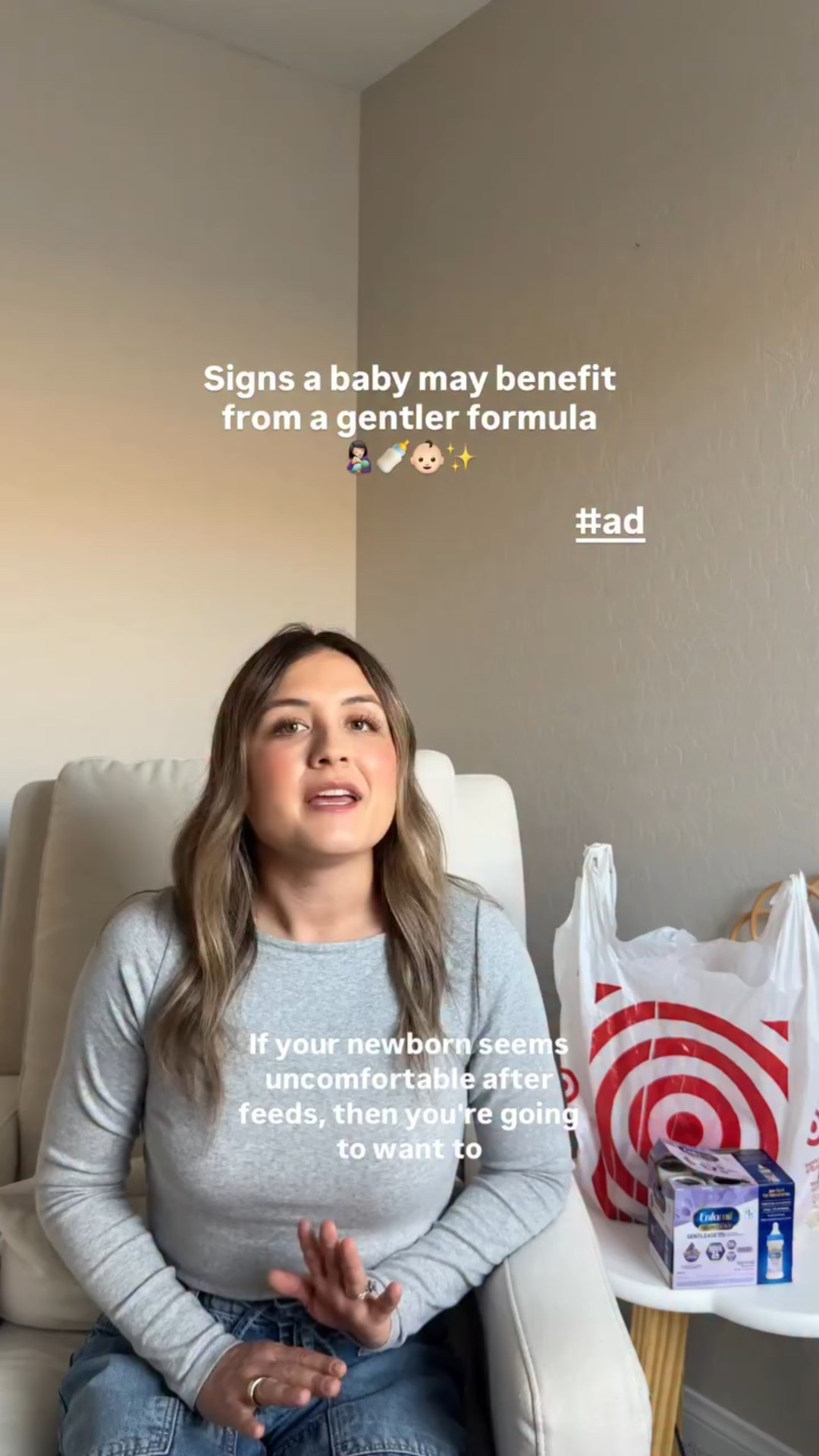 #ad Feeding a newborn can bring up a lot of questions — especially when little tummies seem uncomfortable 🤍

As a postpartum nurse, some signs I often see that may point to the need for a gentler formula include gas, fussiness after feeds, trouble settling, or feeding discomfort. Newborn digestion is still developing, and sometimes a formula designed to be gentler can help make feeds more comfortable.

I’m partnering with @target and @enfamil to share education around newborn feeding and options like Enfamil NeuroPro Gentlease, which is designed for sensitive tummies and has important nutrients to support growing babies. @shop.ltk https://liketk.it/5P6Dv
#enfamil #target #targetpartner #liketkit