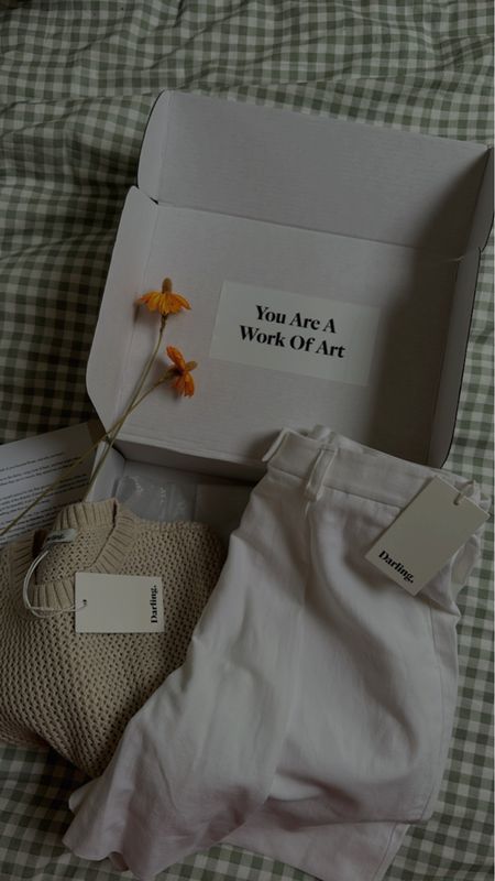 unboxing spring with white linen and a textured open knit vest 🌷 

#LTKstyletip #LTKfindsunder100 #LTKSeasonal
