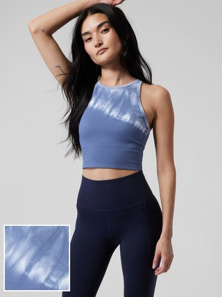 Aurora Seamless High Neck Crop Tank | Athleta