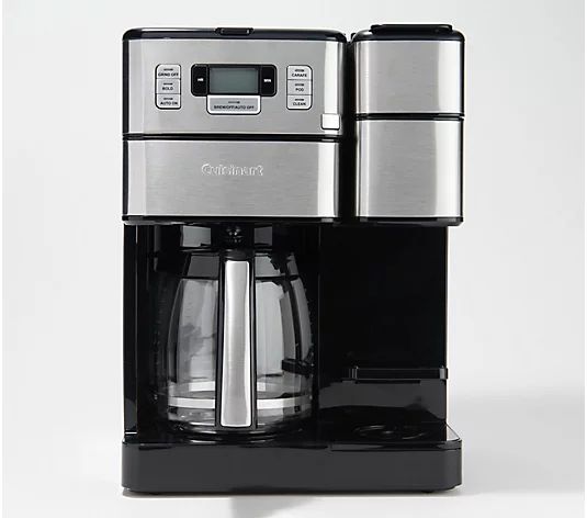 Cuisinart Grind and Brew Plus 12-cup and Single Serve Coffee Maker | QVC