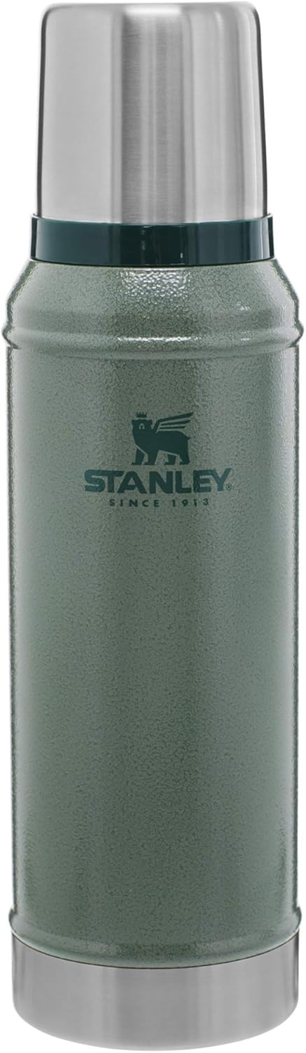 Stanley Classic Vacuum Insulated Wide Mouth Bottle - BPA-Free 18/8 Stainless Steel Thermos for Co... | Amazon (US)