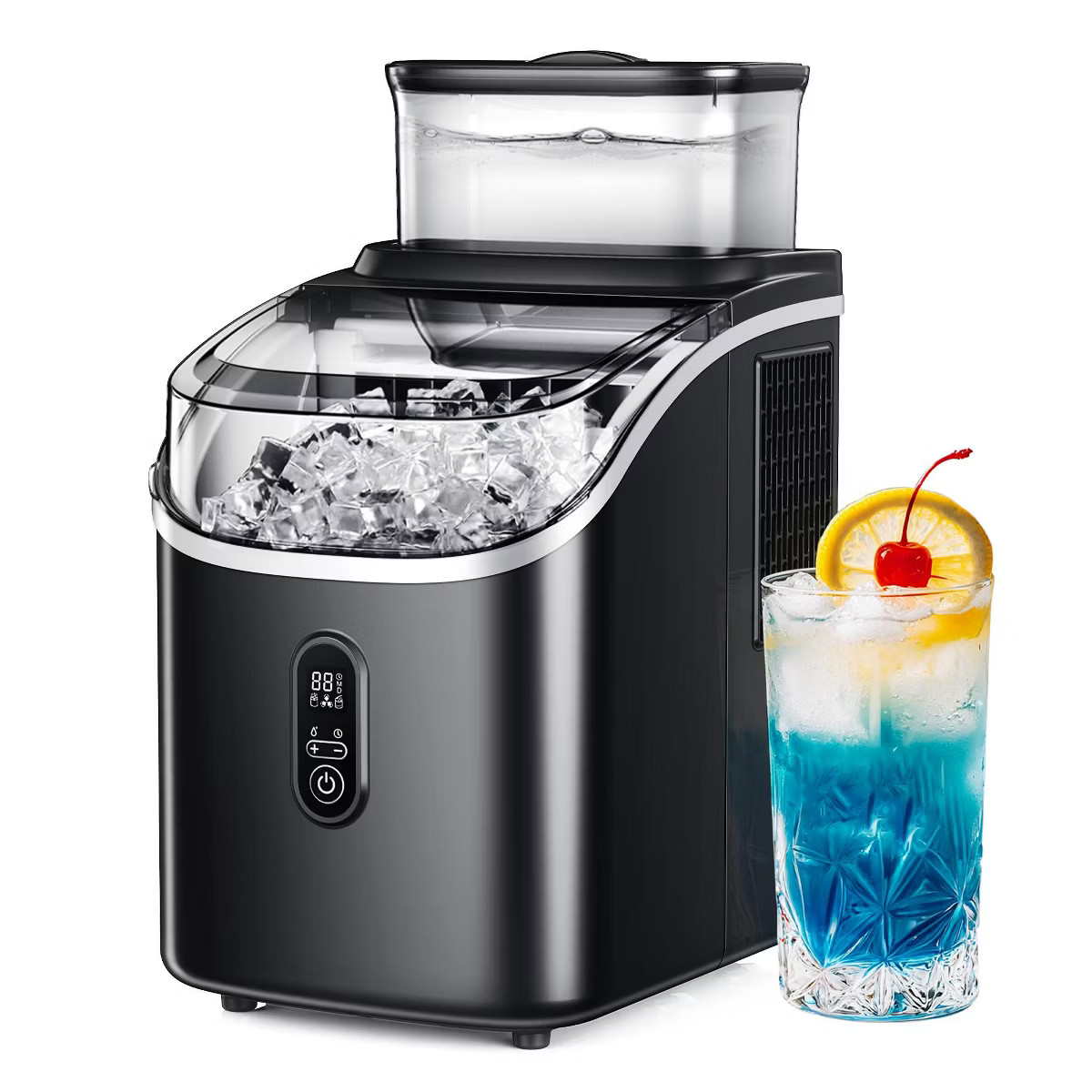 Simzlife Portable Ice Maker Countertop, 34Lbs/Day,  16 pcs Ice cubes in 13 Mins, Nugget Ice Machi... | Target