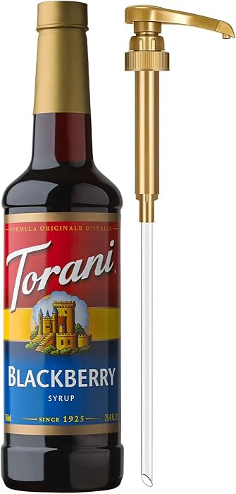 Torani Blackberry Syrup for Drinks, Flavoring for Iced Tea, Lemonade, and Sodas, Pump Included, 2... | Amazon (US)