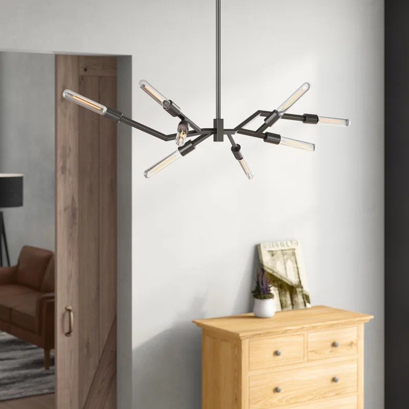 Quarterman 8 - Light Unique / Statement Globe Chandelier | Wayfair Professional