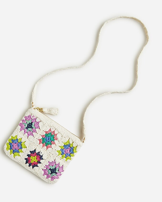 Girls' crochet pouch bag | J. Crew US