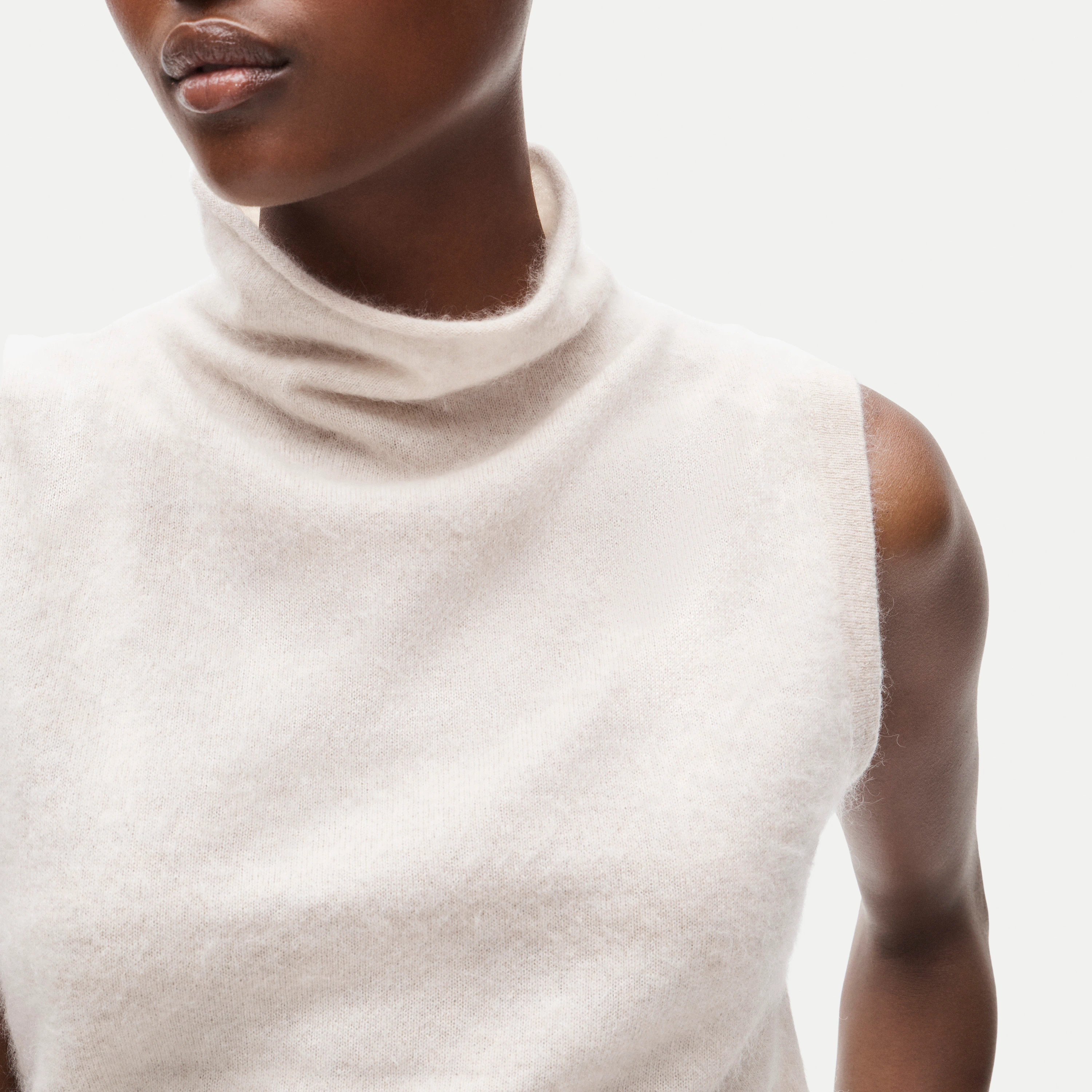 Cashmere turtleneck sweater shell | J. Crew US