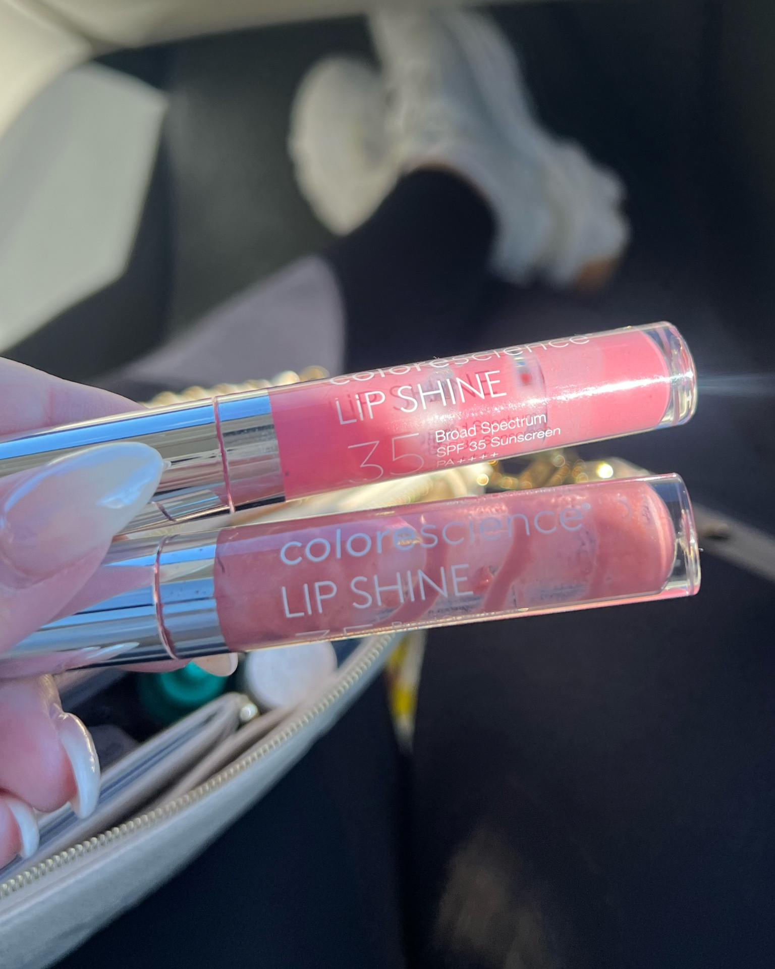 Do you have a lipgloss you love this much?! I’m getting EVERY. DROP. From these ColoreScience Lip Shine’s! My favorite color’s are “Rose” and “Pink.” I put either one over my ColorBalm (shade Blush) or over my lip liner when I’m doing a full makeup look! 35 SPF with lipids to plump up and hydrate those fine lines 👏🏼

#LTKstyletip #LTKGiftGuide #LTKbeauty