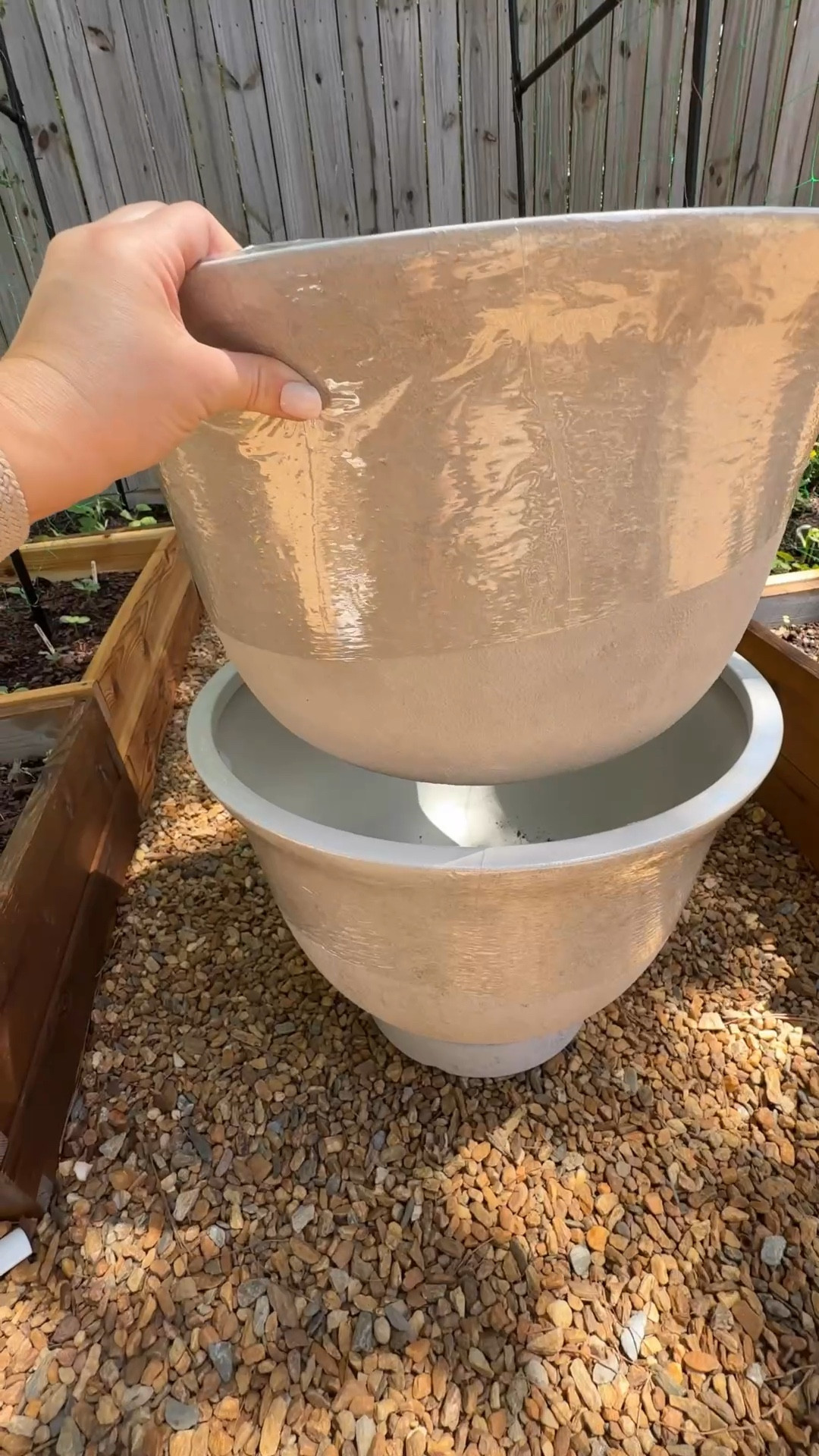 These new planters are lightweight, have a beautiful finish and come in two sizes.

I’m going to use mine for my garden fountain area 

#LTKmomlife #LTKHome #LTKSeasonal