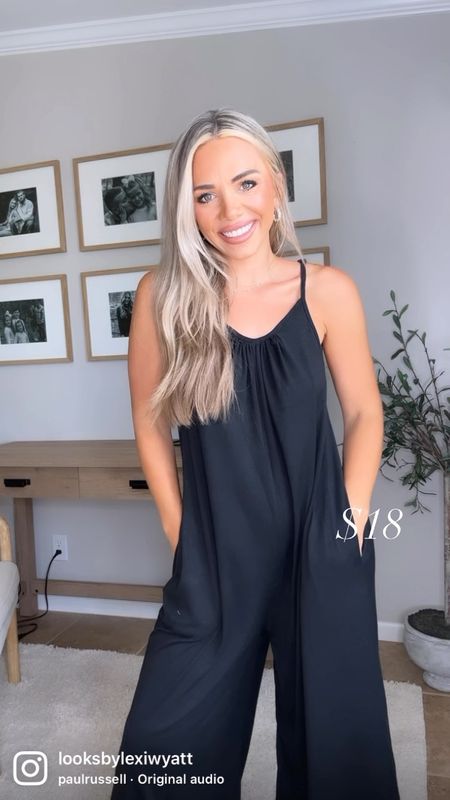 This amazon jumpsuit can be styled many ways, with a tank top, short or long sleeve shirt & or a cute bralette. Only $18 I’m wearing a size small it’s a oversized fit & straps are adjustable 

#LTKStyleTip #LTKFindsUnder100 #LTKFindsUnder50