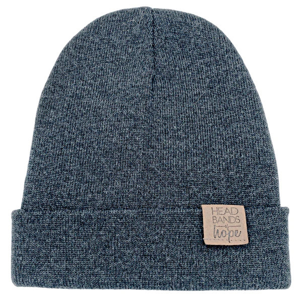 Cozy Beanie - Grey | Headbands of Hope