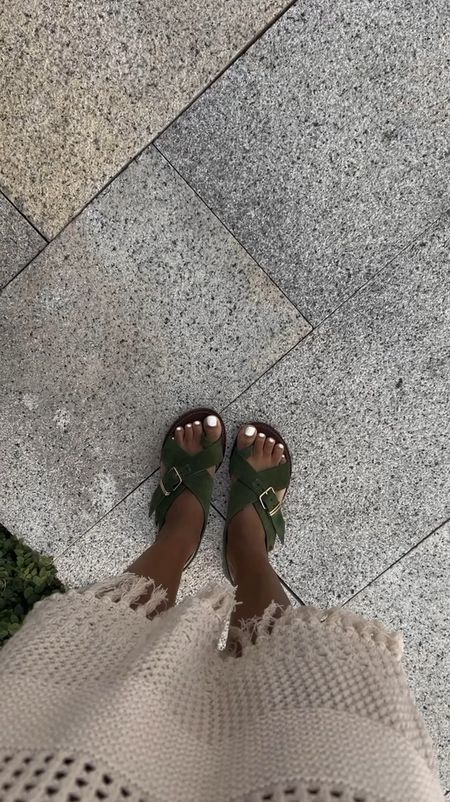 Green sandals for summer are a perfect way to liven up your summer outfit and mood! 

#LTKVideo #LTKShoeCrush #LTKStyleTip