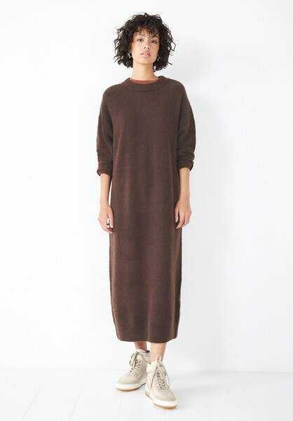 Fallon Crew Knitted Midi Dress | Hush Homewear (UK)