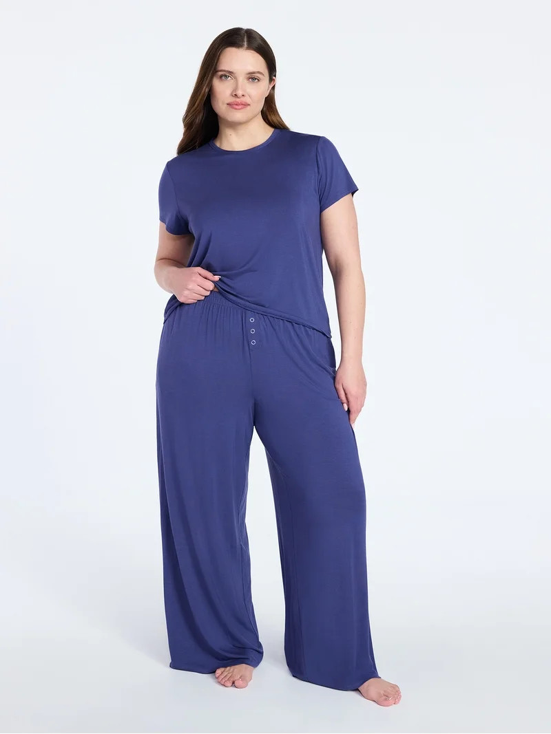 Joyspun Women\u2019s Sleepwear Modal Pajama Long Pants, 30'' Inseam, Sizes S-3X | Walmart (US)