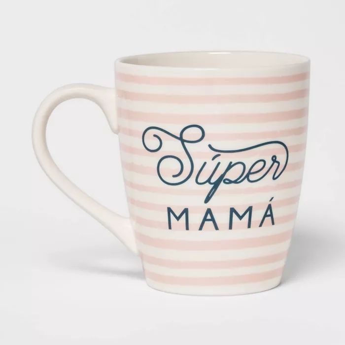 50oz Stoneware Super Mama Giant Mug White - Threshold™ | Target