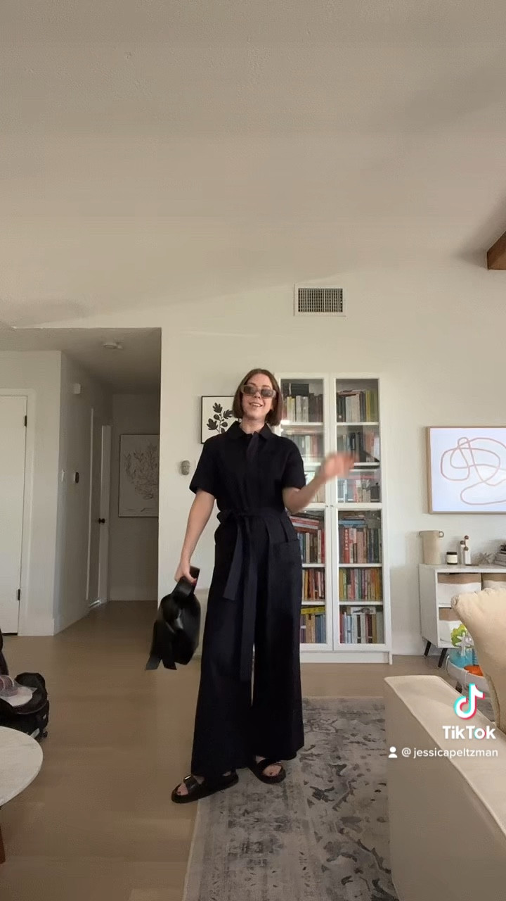 The perfect navy jumpsuit for running after a toddler all day. 

#LTKFind #LTKstyletip #LTKshoecrush