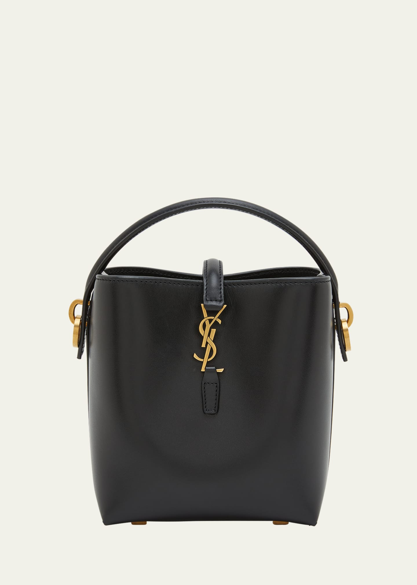 Saint Laurent Le 37 Mini YSL Bucket Bag in Smooth Leather | Bergdorf Goodman