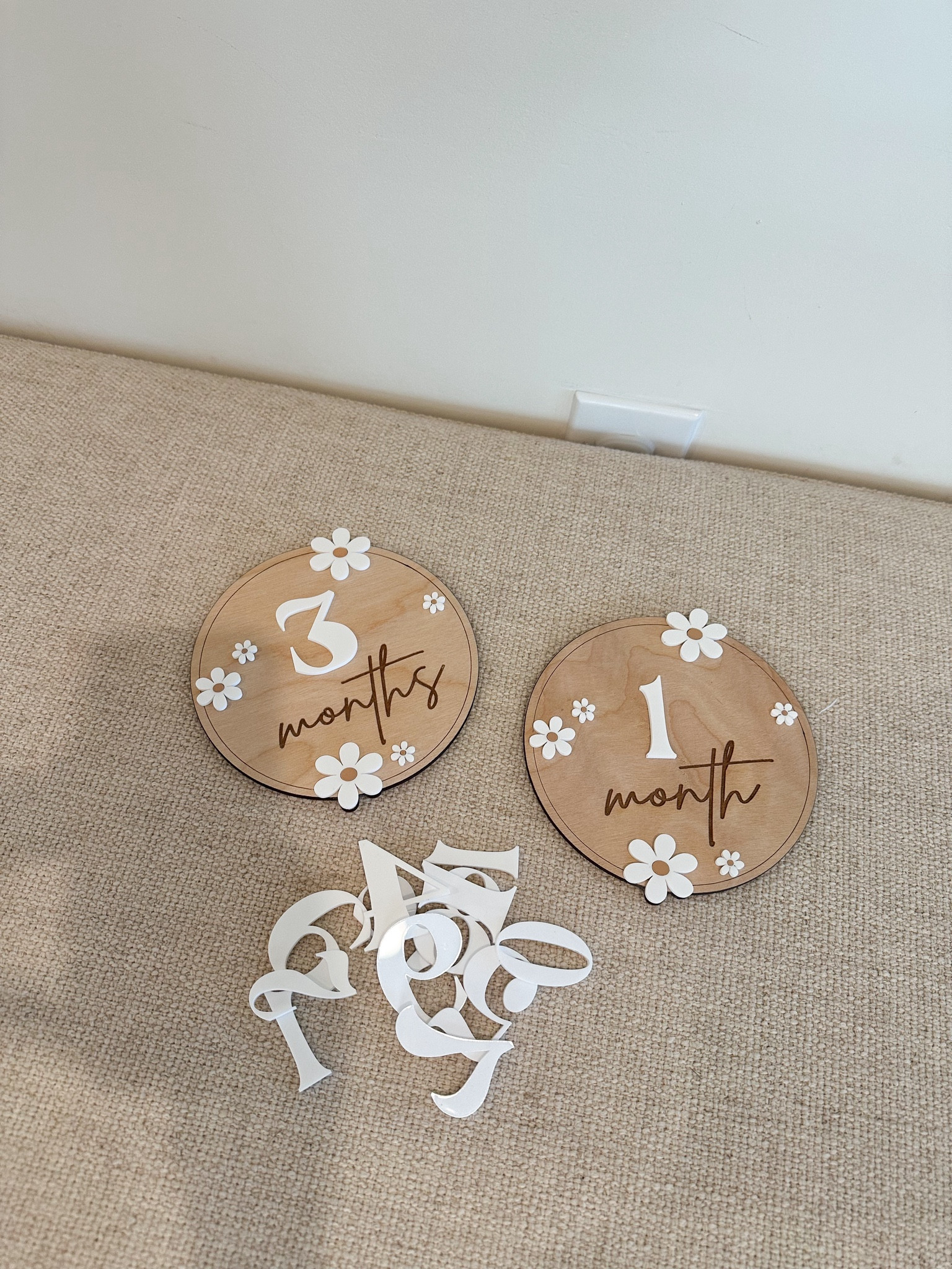 Baby milestone markers!! These are so cute! 💫🙌🏽🤍 

#LTKBaby #LTKBump