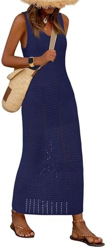 BTFBM Crochet Swimsuit Coverup for Women Summer Outfits Spring 2026 Swimwear Bathing Suit Cover U... | Amazon (US)