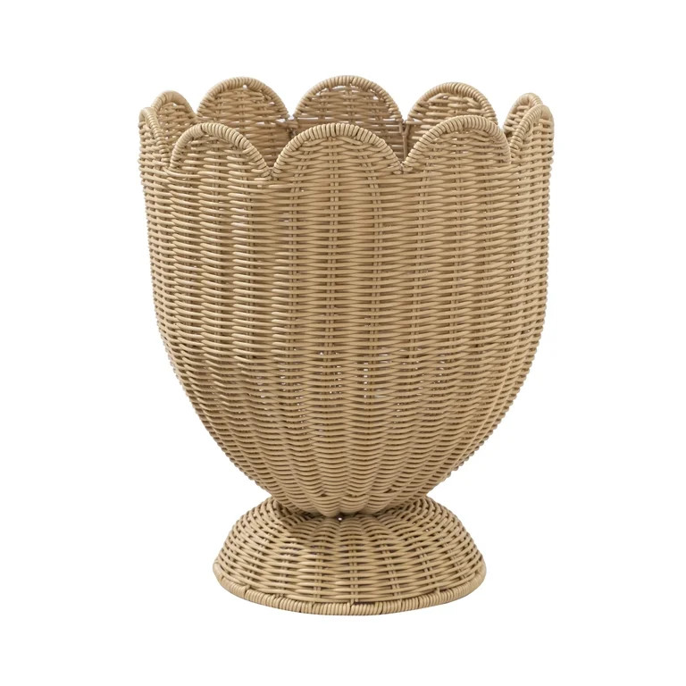 My Texas House Hand Woven Scalloped Patriotic Planter 14in x 12in | Walmart (US)