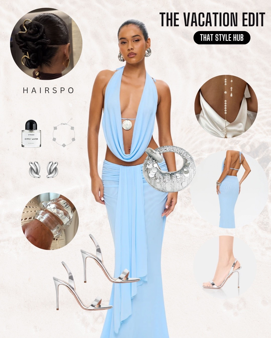 The perfect Vacation outfit, this vacation dress is such a gorgeous blue, in love 🤩

Original dress & bag tagged below from murci and jw pei but I’ve also some affordable alternatives 

#LTKswimwear #LTKsummer #LTKeurope