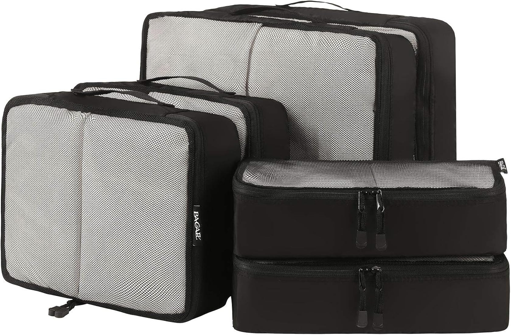 BAGAIL 6 Set Packing Cubes,3 Various Sizes Travel Luggage Packing Organizers | Amazon (US)